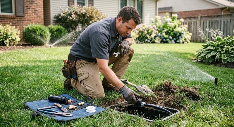 Grass Sprinkler Repair in Aiken, SC