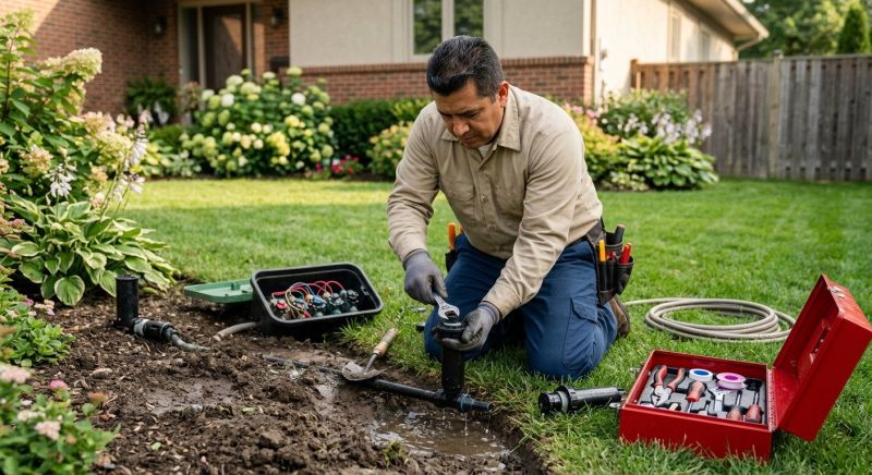 Grass Sprinkler Repair in Ventura County, CA