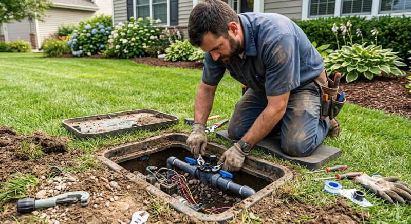 Sprinkler Line Replacement in Aiken, SC